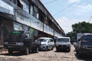 Kondisi Pasar Besar Kota Batu. (ws2) - Revisi Tiga Kali, Pasar Besar Kota Batu Naikkan Anggaran Pembangunan