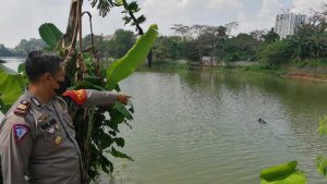 Lokasi jatuhnya pesawat latih. (ist) - Pesawat Latih Jatuh di Bumi Perkemahan Cibubur