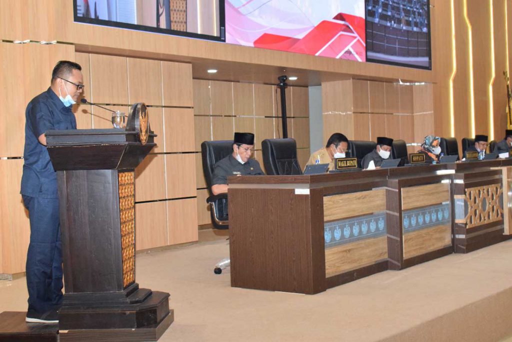 Pandangan Umum Fraksi DPRD Lamongan Atas Pertanggungjawaban Pelaksanaan APBD 2020