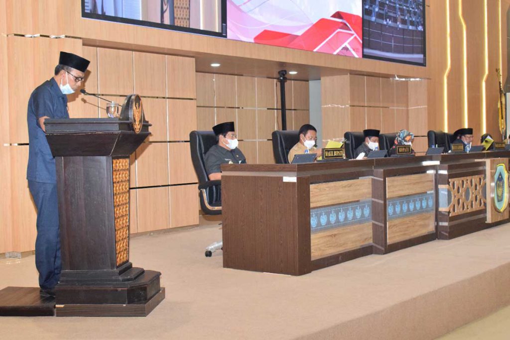 Pandangan Umum Fraksi DPRD Lamongan Atas Pertanggungjawaban Pelaksanaan APBD 2020