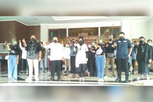Penyambutan Linkrafin di Pendopo Wahyawibawagraha. (ist) - Seniman Lokal Jember Ditantang Bupati Unjuk Kreatifitas Pasca Linkrafin Juara