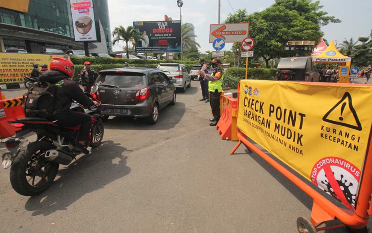 Penyekatan mudik. (ist) - Simak Titik Penyekatan Mudik Terbaru di Jawa Timur