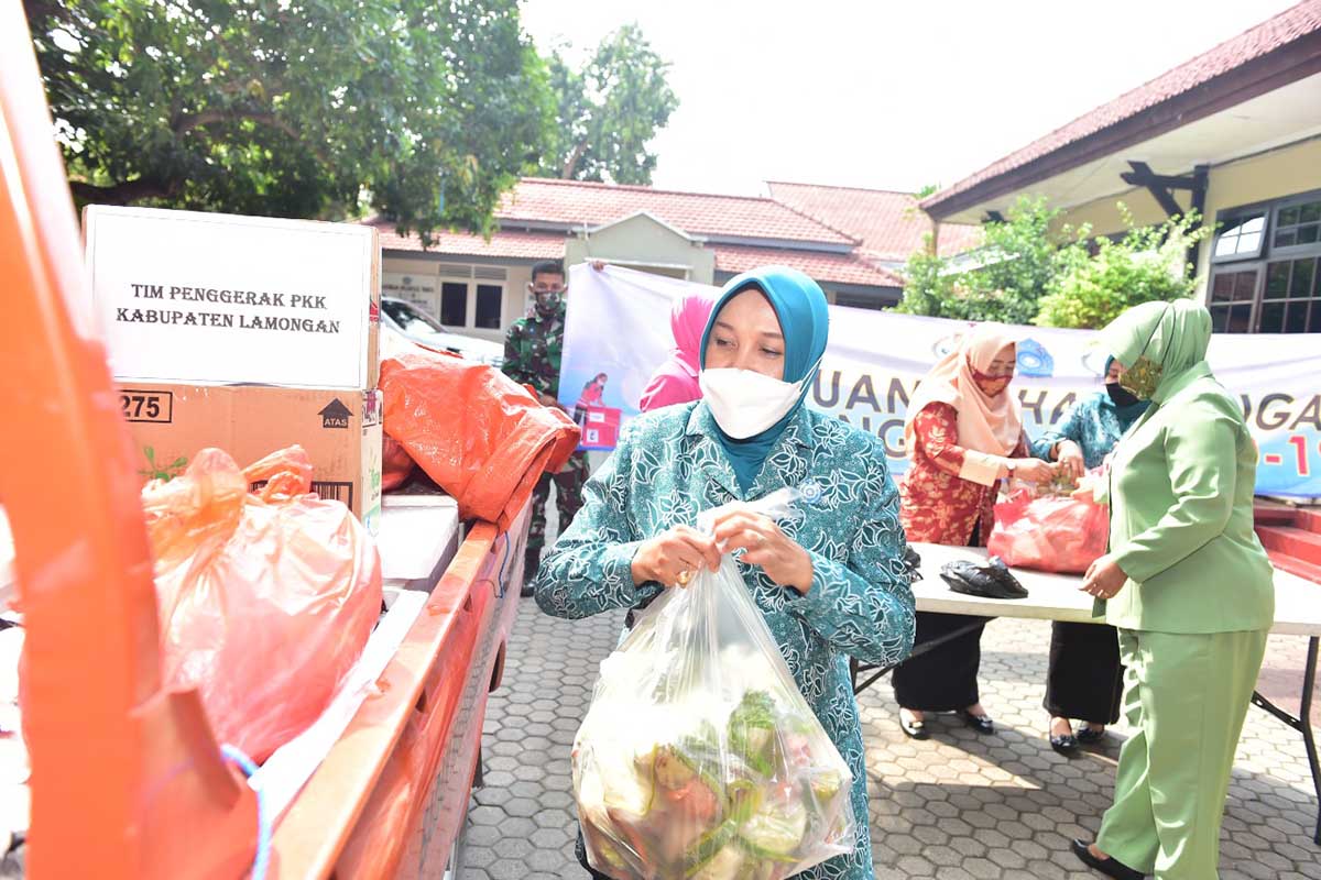 Desa Sidodowo lock down lokal, Anis Yuhronur Efendi Berangkatkan Bantuan Pangan