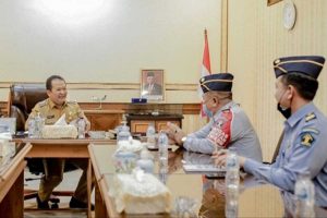 Bupati Hendy audensi bersama Kalapas Yandi Suyandi di Pendopo Wahyawibagraha. (ist) - Bupati Hendy - Kalapas Bahas Kelanjutan Pembangunan Lapas Baru
