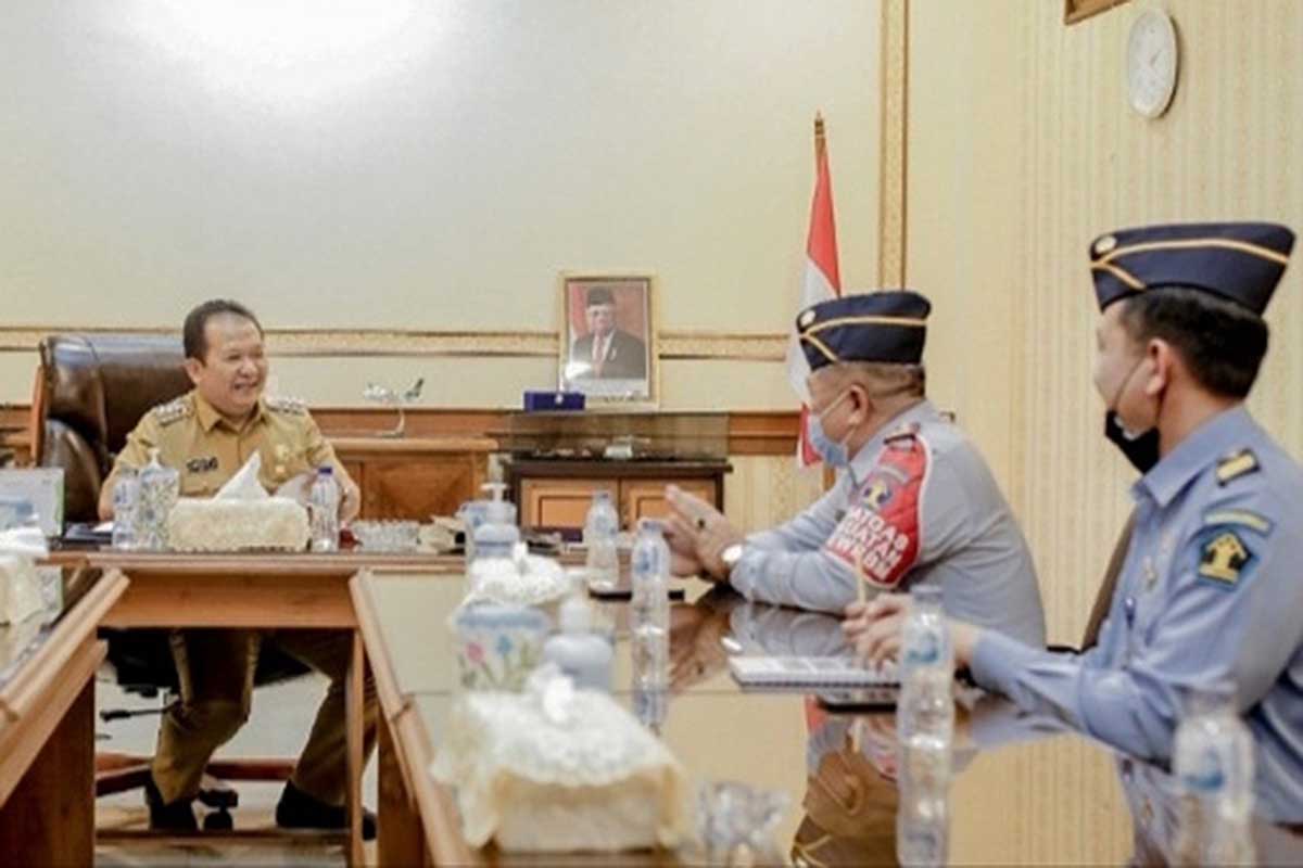 Bupati Hendy audensi bersama Kalapas Yandi Suyandi di Pendopo Wahyawibagraha. (ist) - Bupati Hendy - Kalapas Bahas Kelanjutan Pembangunan Lapas Baru