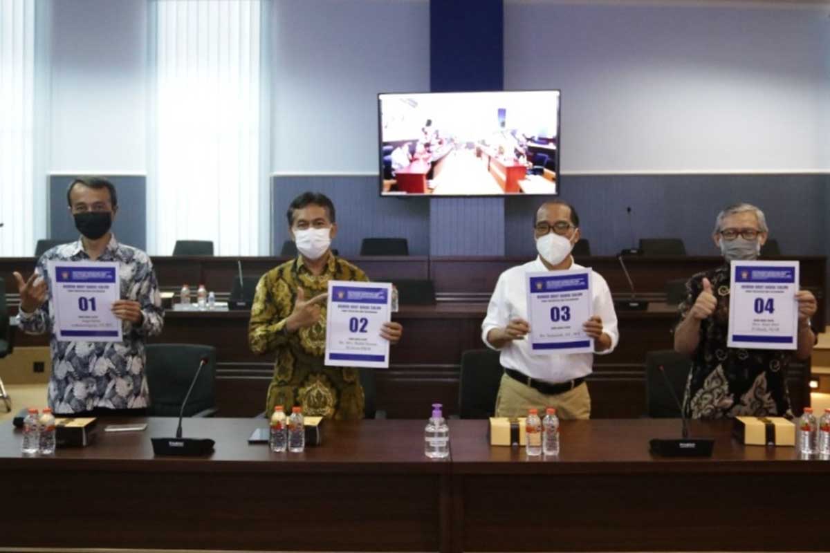 Empat bacalon Direktur Polinema 2021-2025. (ist) - Empat Bacalon Berebut Tongkat Direktur Polinema 2021-2025