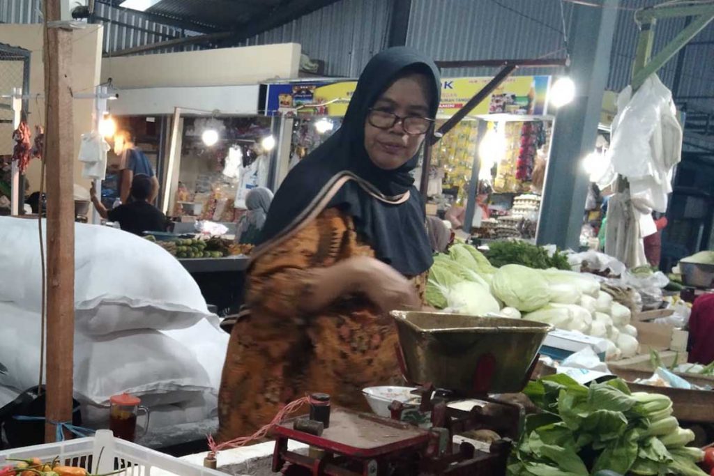 Ilustrasi pedagang pasar. (jaz) - 12 Ribuan Pedagang Pasar Kota Malang Bakal Divaksin