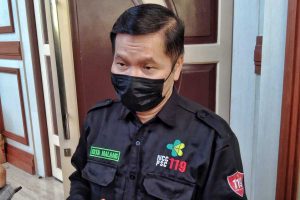 Kadinkes Kota Malang, dr Husnul Muarif menjelaskan kronologi klaster baru Bandulan. (jaz) - Munculnya Klaster Bandulan Usai Takziah ke Bangkalan - Satu meninggal dari tujuh orang positif
