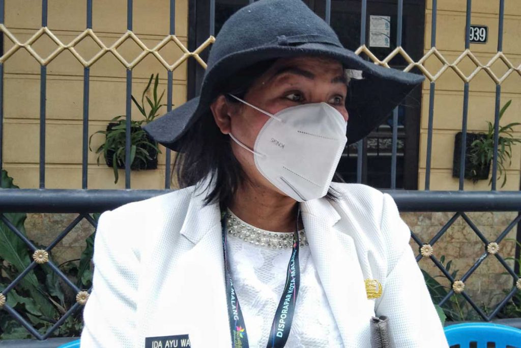 Kepala Disporapar Kota Malang, Ida Ayu Made Wahyuni. (jaz) - Wacana Tiga Fasum di Bawah Jembatan Kedungkandang