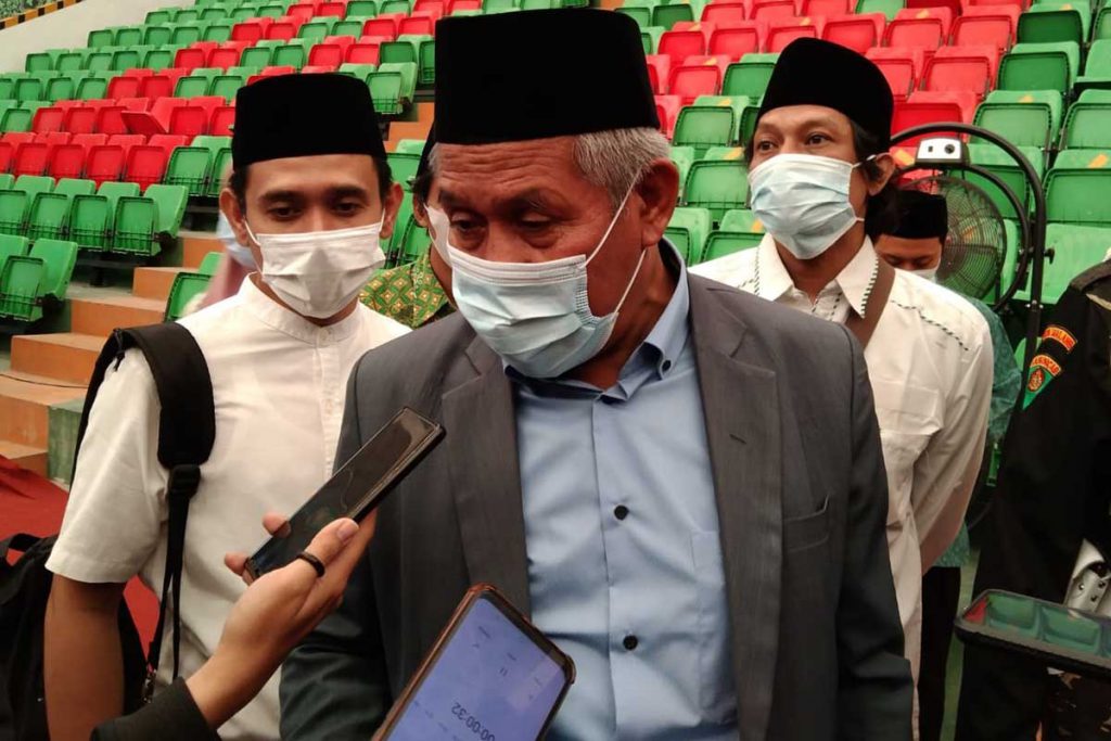 Ketua PWNU Jawa Timur, KH Marzuqi Mustamar. (jaz) - Malang Raya Berdoa dan Berdonasi Untuk Palestina
