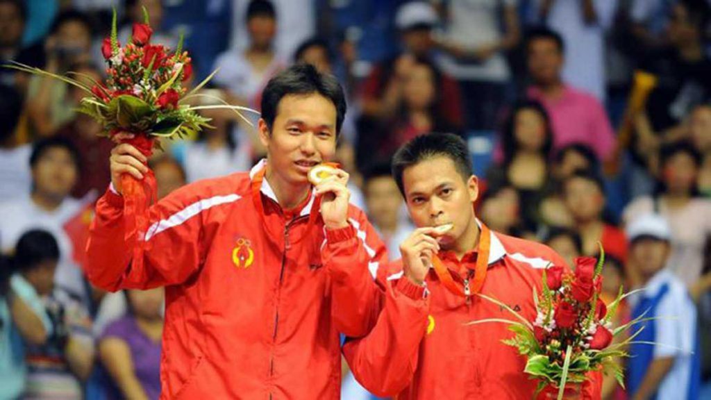 Markis Kido dan Hendra Setiawan. (ist) - Suasana Haru Selimuti Pemakaman Markis Kido