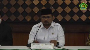 Menag Yaqut Cholil Qoumas. (ist) - Jamaah Haji Indonesia 2021 Batal Berangkat