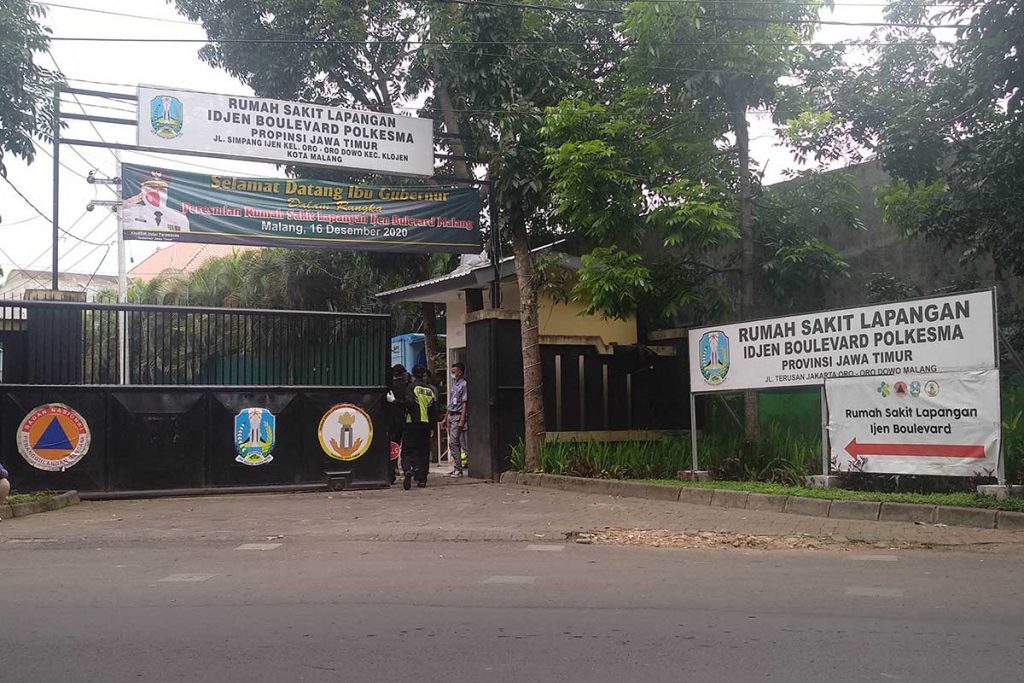 RS Lapangan Ijen Boulevard. (jaz) - Begini Tahapan BNPB Tangani Lonjakan Covid-19 di Kota Malang