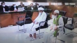Sidang Habib Rizieq. (ist) - Habib Rizieq Nyatakan Banding Usai Divonis 4 Tahun Penjara