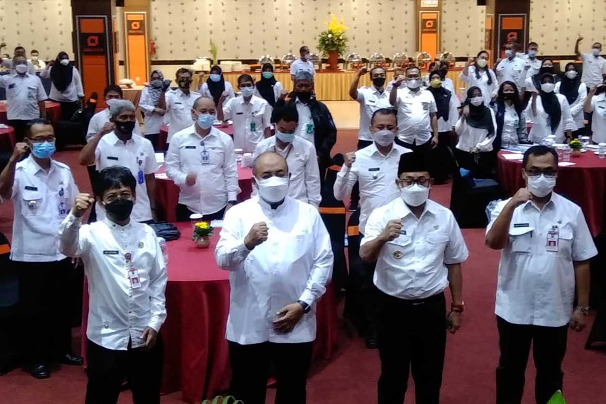 Walikota Malang, Drs H Sutiaji hadir di sosialisasi dari DPUPRPKP Kota Malang. (ist) - Rumah Bantaran DAS Kota Malang Dihimbau Waspada Rawan Bencana