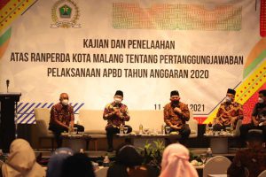 Walikota memaparkan Ranperda Kota Malang soal APBD 2020. (ist) - Pemkot Telaah Ranperda Kota Malang Soal APBD 2020