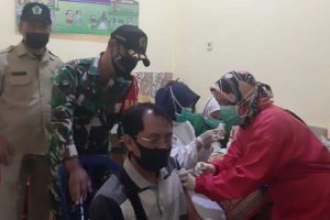 Warga Perum Omah View ikuti vaksinasi. (ist) - 150 Warga Perum Omah View Ikuti Vaksinasi