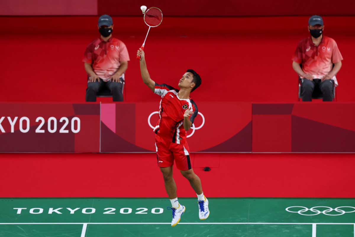Atlet Antony Sinisuka Ginting. (ist) - Olimpiade Tokyo: Bulutangkis Indonesia Rebut Semua Kemenangan Hari Ini