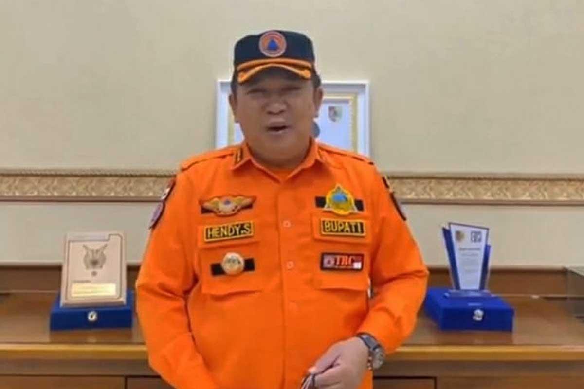 Bupati Hendy saat memberikan himbauan PPKM darurat. (ist) - Bupati Jember Ajak Warga Sukseskan PPKM Darurat