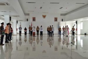 Deklarasi FKUB dan tokoh agama serta ormas komitmen mendukung PPKM Darurat. (jaz) - FKUB - Tokoh Agama Deklarasi Dukung PPKM Darurat