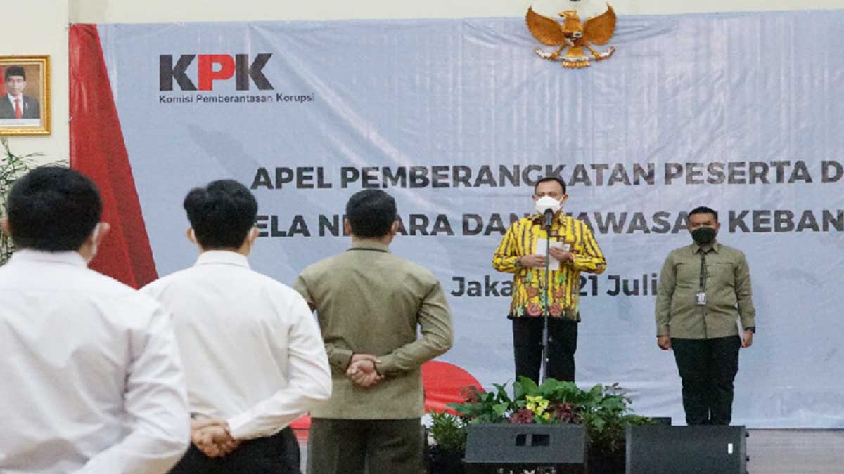 Diklat bela negara KPK. (ist) - 18 Pegawai KPK Tak Lolos TWK Ikuti Diklat Bela Negara