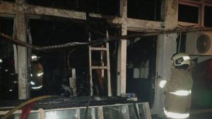Kebakaran Gedung F BPOM. (ist)