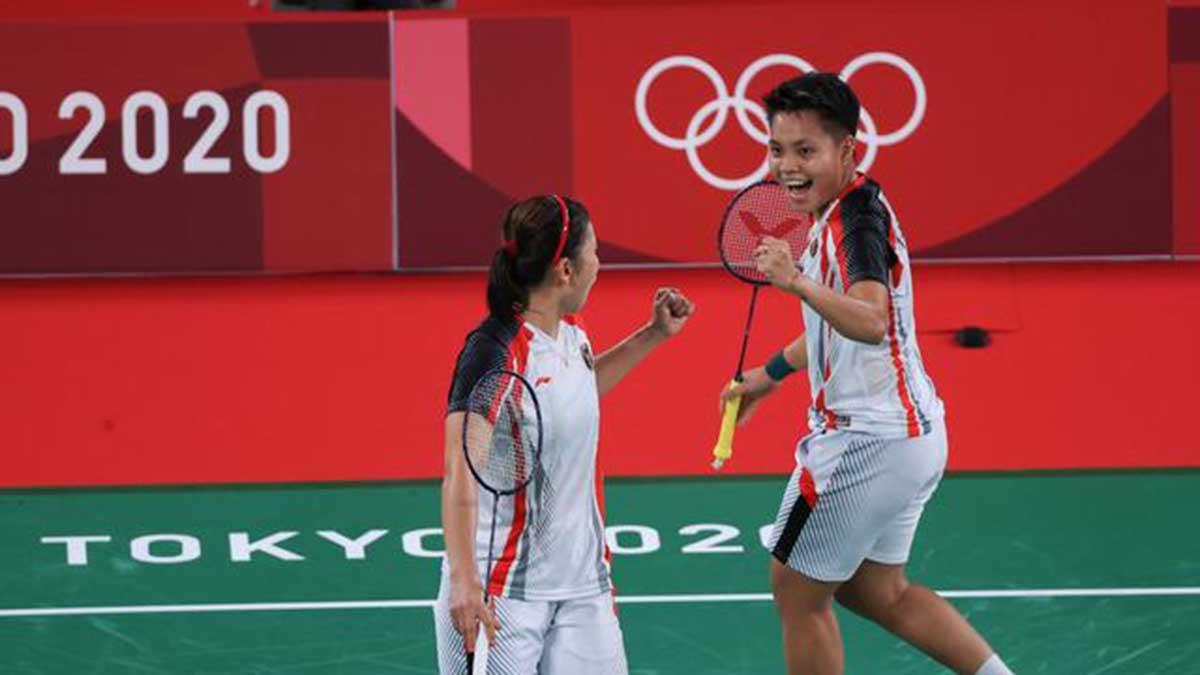Ganda putri Greysia-Apriyani. (ist) - Greysia/Apriyani Melaju ke Semifinal Olimpiade Tokyo 2020