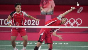 Ganda putri Indonesia Greysia/Apriyani. (ist) - Ganda Putri Greysia/Apriyani Melaju ke Final Olimpiade Tokyo 2020