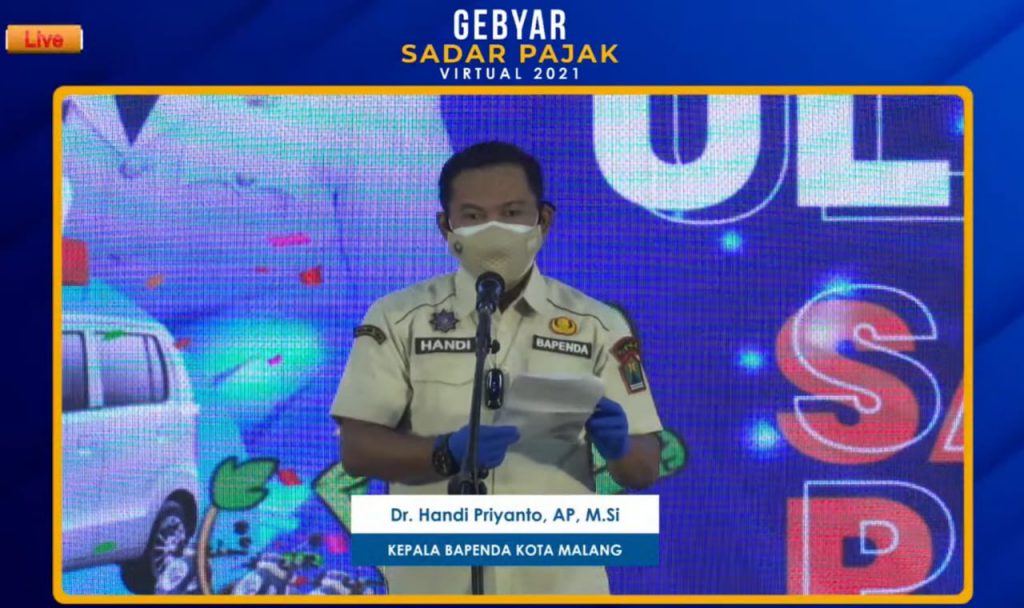 Kepala Bapenda Kota Malang, Hadi Priyanto.