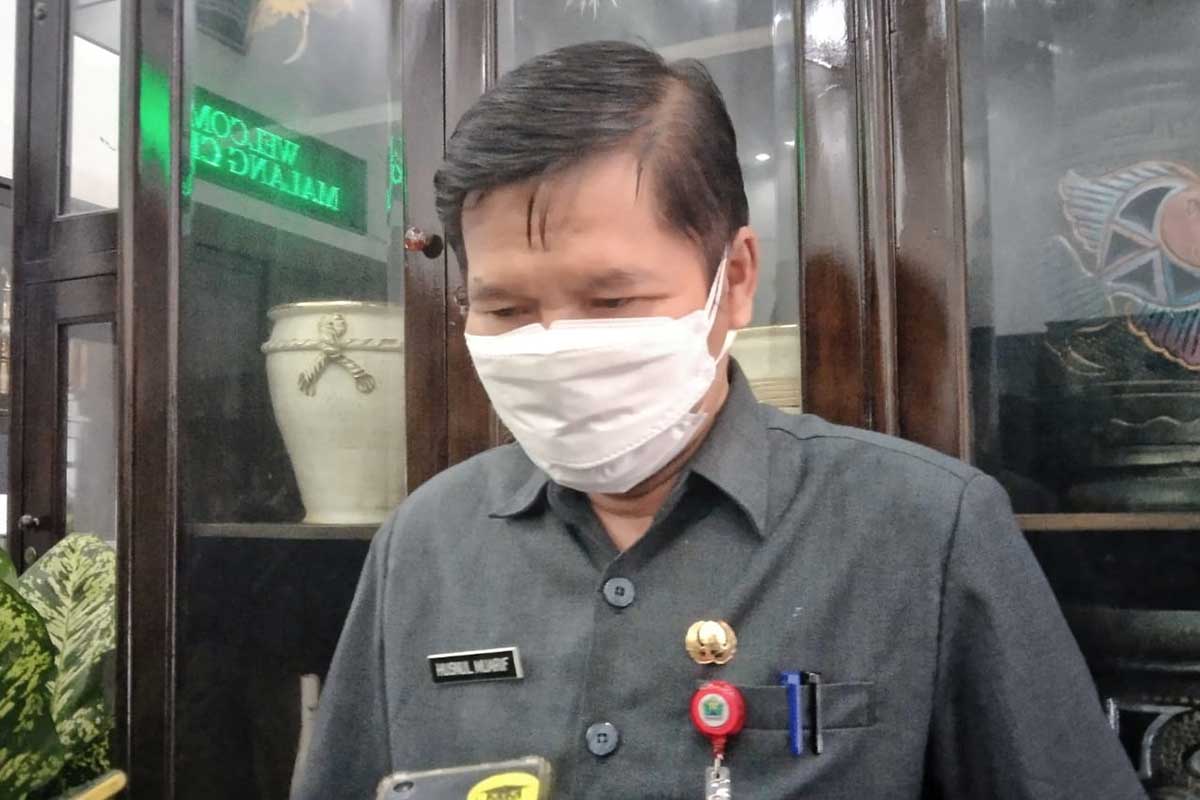 Kepala Dinas Kesehatan (Dinkes) Kota Malang, dr Husnul Muarif, ditemui selepas Rakor di Balaikota Malang. (jaz) - Dinkes Kota Malang Optimis Angka Kesembuhan Naik