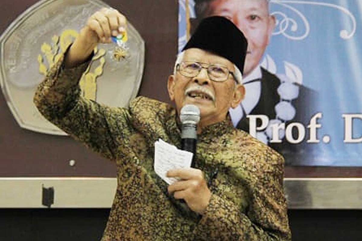 Mendiang Prof Kafrawi. (hms) - Tokoh Perintis Pengembangan FH UB, Prof Kafrawi Berpulang