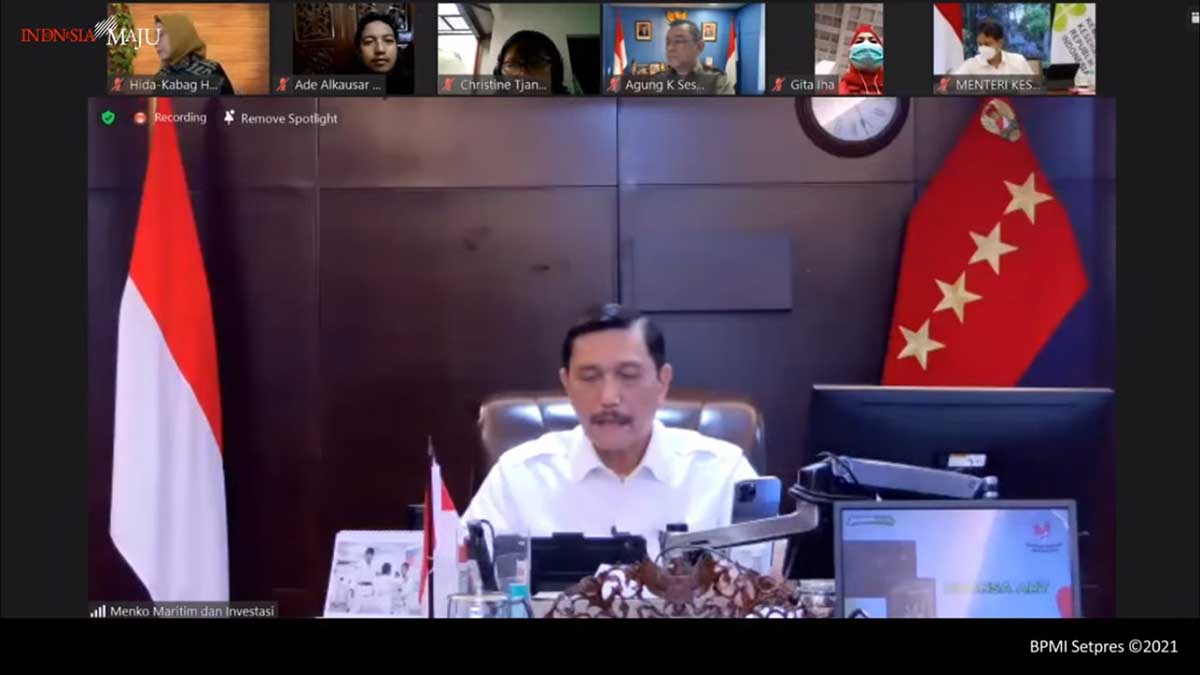 Menko Marves Luhut Binsar Panjaitan - Begini Rincian Aturan Resmi PPKM Darurat