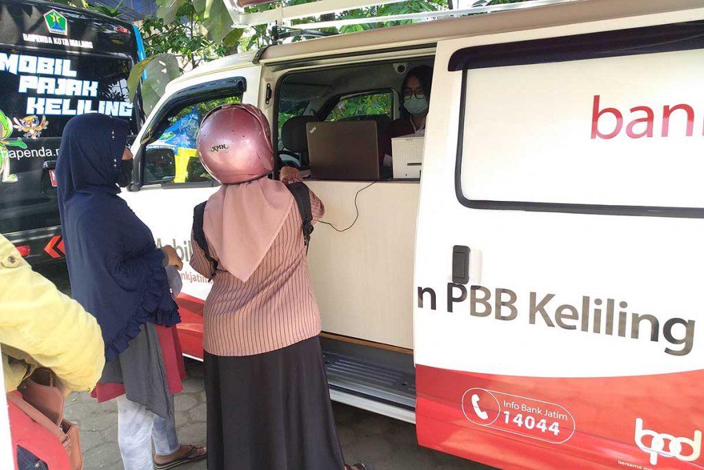 Pembayaran PBB bisa di loket maupun marketplace mana saja. (rhd)