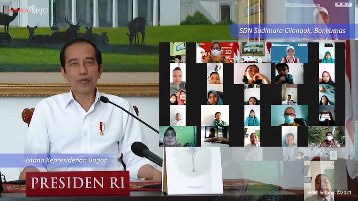 Peringatan Hari Anak Nasional 2021 - Peringati Hari Anak Nasional Bersama Siswa SD, Ini Pesan Jokowi