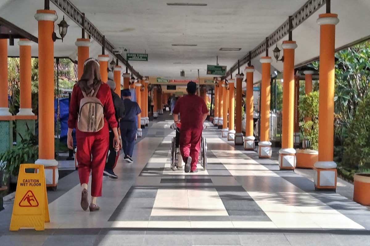 RSSA tampak dari lorong. (jaz) - RSSA Buka Relawan Tambahan, Dinkes: Untuk Recovery