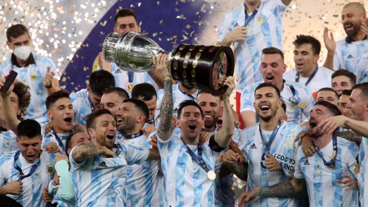 Timnas Argentina. (ist) - Argentina Juara Copa America 2021
