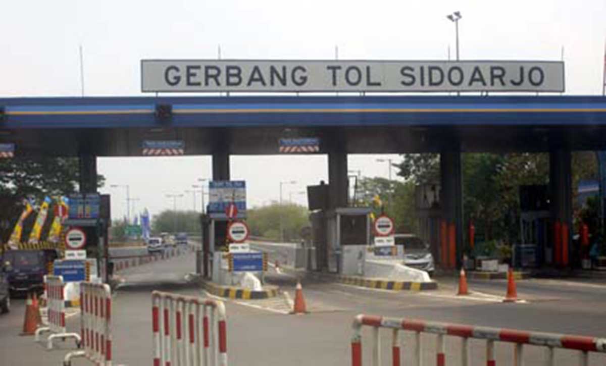 Tol Sidoarjo. (ist) - Pintu Tol Sidoarjo Ditutup Selama PPKM Darurat