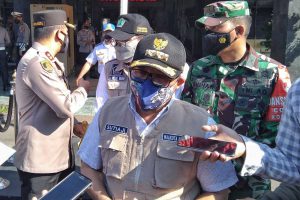 Walikota Malang selepas memimpin apel di Polresta Makota. (jaz) - Masuk PPKM Level IV, Pemkot Siap Gulirkan Bansos