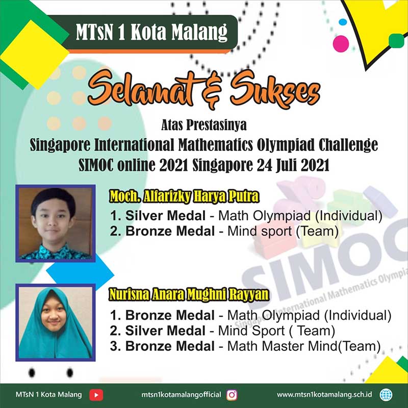 Semangat Juang Tinggi, MTsN 1 Kota Malang Dulang 42 Prestasi