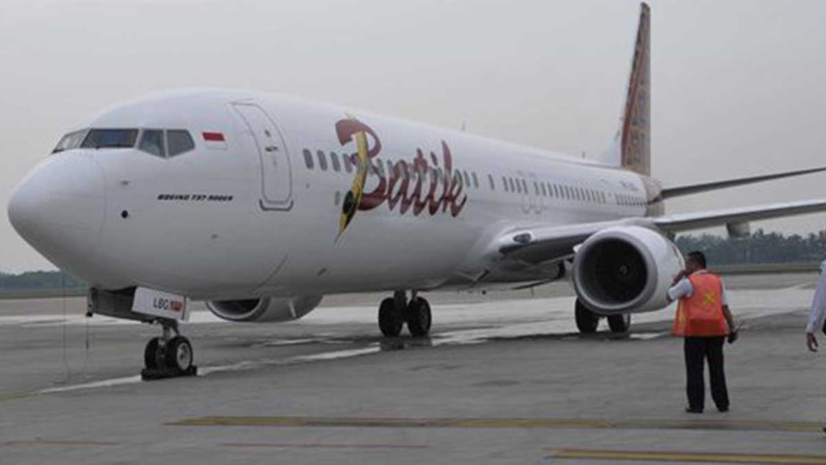 Batik Air. (ist) - Pesawat Batik Air Mendarat Darurat di Bandara Kualanamu