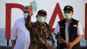 Menko PMK Muhadjir Effendy. (ist) - Muhadjir Sebut Bansos Beras Baru di Pandeglang Akibat Kehujanan