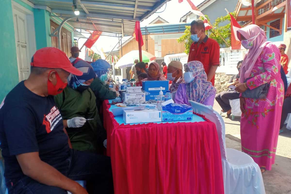 PDI Penjuangan Banyuwangi Gelar Vaksinasi di 25 Kecamatan