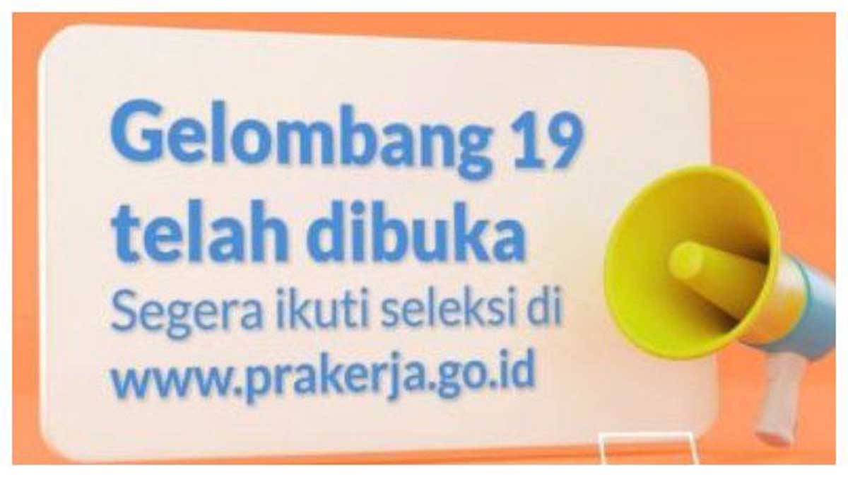 Pendaftaran Prakerja gelombang 19. (ist) - Pendaftaran Kartu Prakerja Gelombang 19 Dibuka!