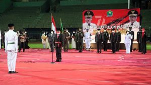 Pengukuhan Paskibra Kota Malang 2021. (ist) - Walikota Malang Kukuhkan Paskibra 2021