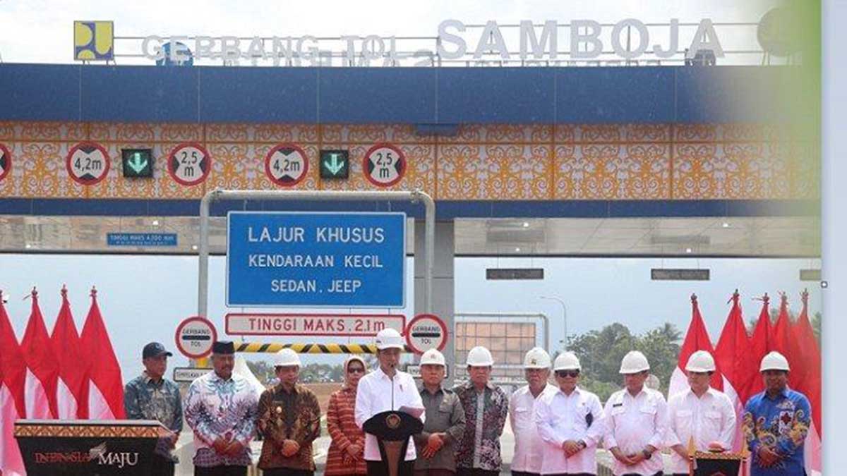 Peresmian Tol Kalimantan. (ist) -