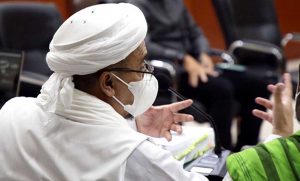 Sidang Habib Rizieq. (ist) - Habib Rizieq Tetap Divonis 4 Tahun di Sidang Putusan Banding