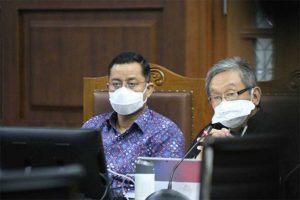 Sidang Juliari Batubara. (ist) - Juliari Batubara Divonis 12 Tahun Penjara Kasus Korupsi Bansos