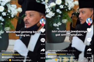 Tangkapan layar penghulu viral KH M Anas Fauzie An Nachrowi. (ist) - Begini Tanggapan Penghulu Viral Terkait Pesan Unik Kepada Pengantin