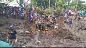 Banjir bandang Ngada. (ist) - Banjir Bandang dan Longsor Ngada Tewaskan Balita dan Ibu Hamil