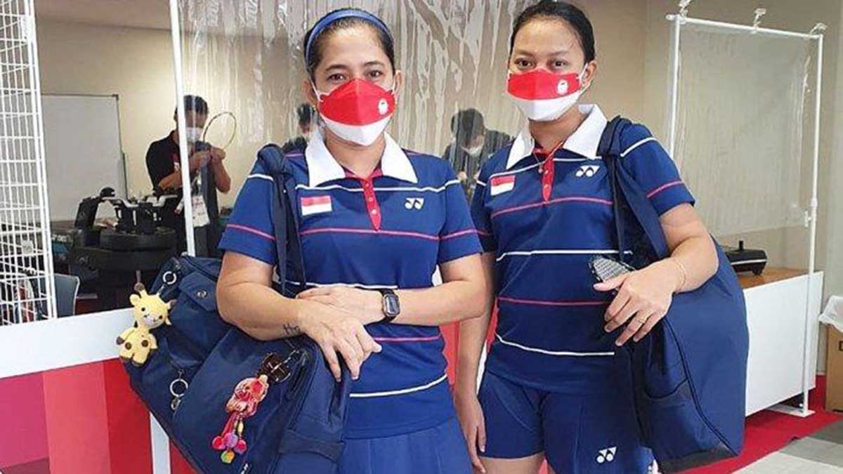 Ganda putri Indonesia Leani-Halimatus. (ist) - Ganda Putri Leani/Khalimatus Persembahkan Emas Pertama di Paralimpiade Tokyo 2020